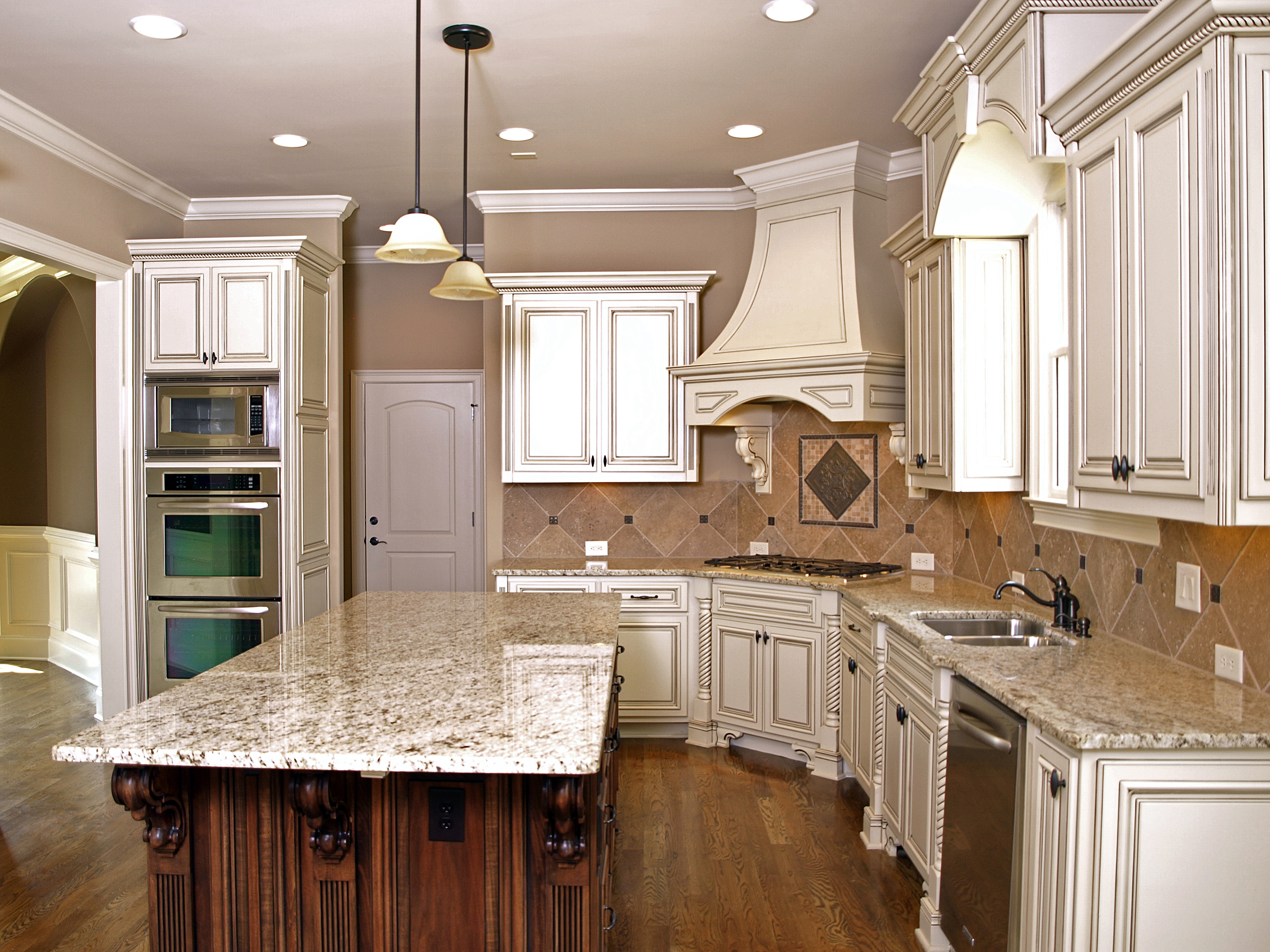Luxury Kitchen With Granite Topped Island 2 Tampa Granite